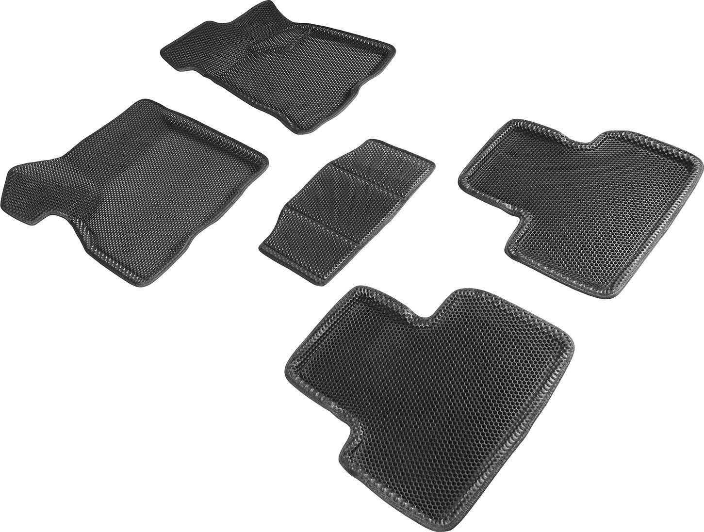 Коврик в салон Seintex 95179, черный - фото №1