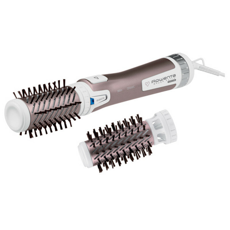 Фен-щетка Rowenta Brush Active Compact CF 9540, 1000Вт, ионизация, подача холодного воздуха