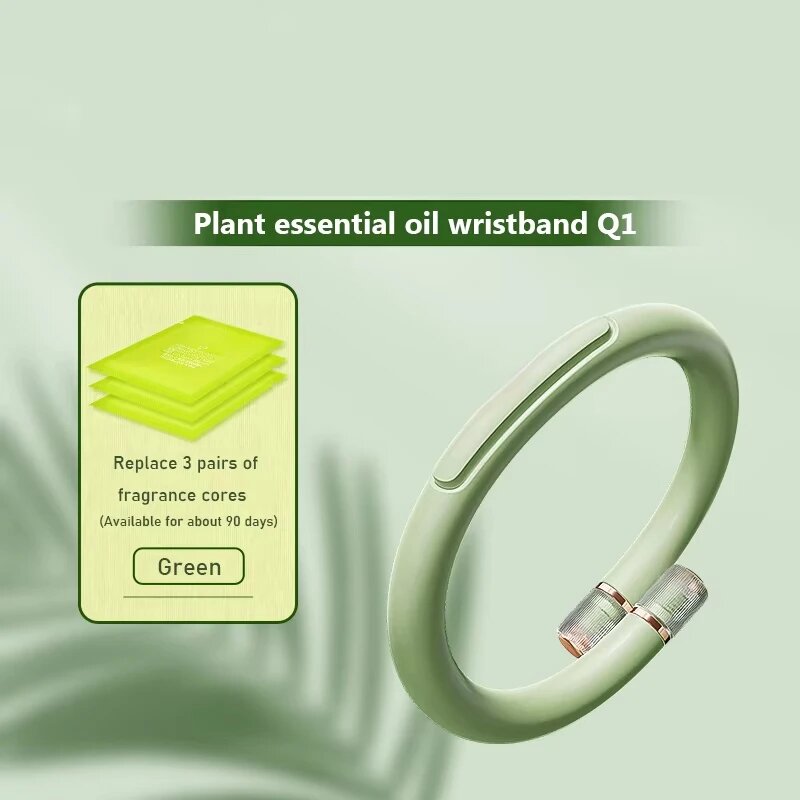 Xiaomi Youpin Репеллентный браслет от комаров для детей, Green