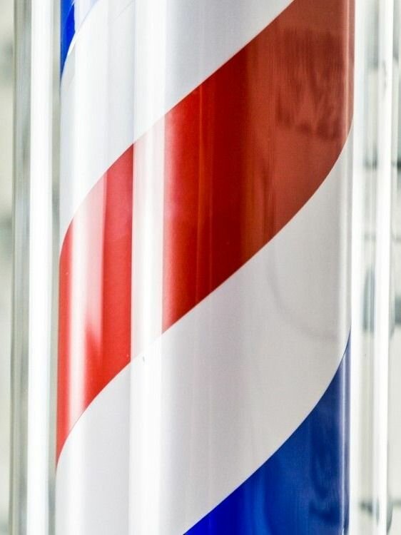 OKIRO / Барбер пол Barber pole HX 50 черный уличный светильник для барбершопа — фото 1