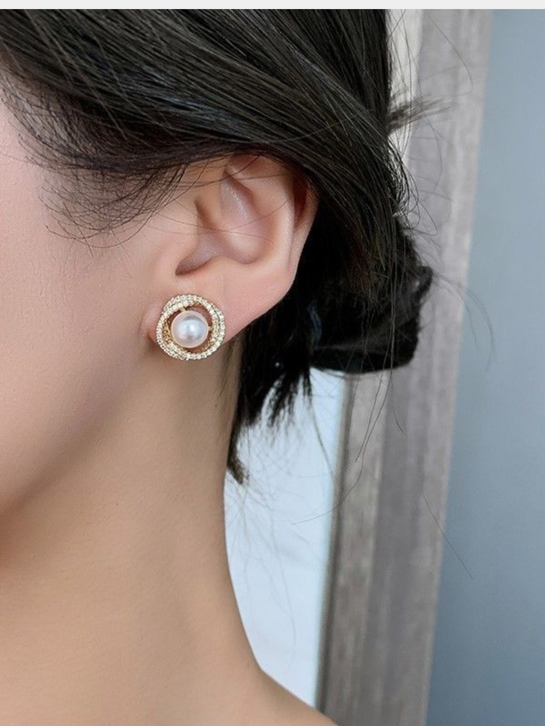 Серьги, горчичный — фото 1