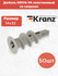 Дюбель KRANZ DRIVA PA, для гипсокартона, с нейлоновым корпусом, 1...