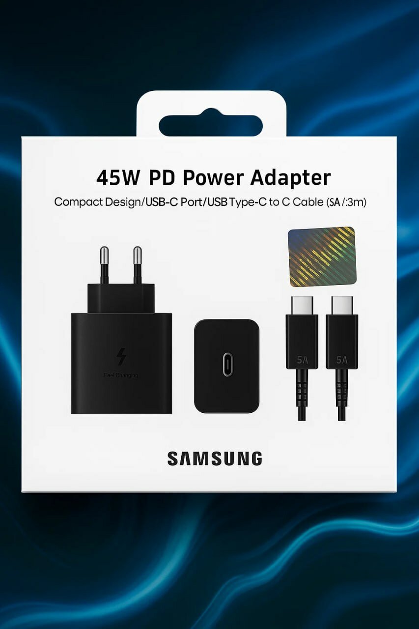 Зарядное устройство Samsung 25Вт ZR1687, кабель в комплекте, USB Type-C