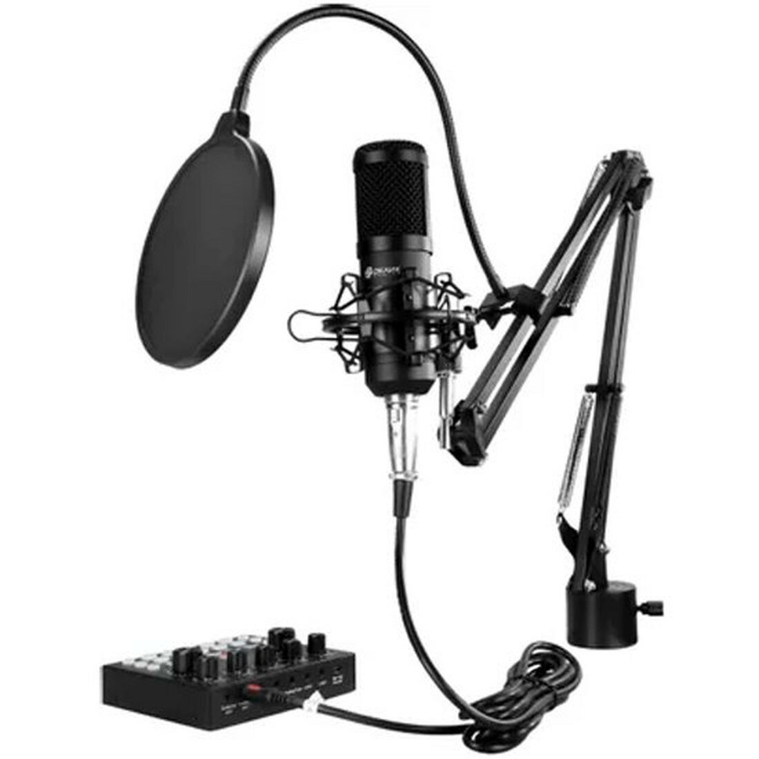 Микрофон Оклик SM-600G, проводной, 2.5 м, черный