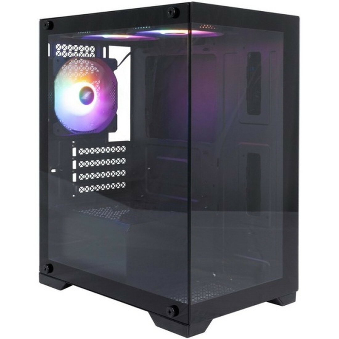 Корпус 1STPLAYER Mi2-BK-3F, черный