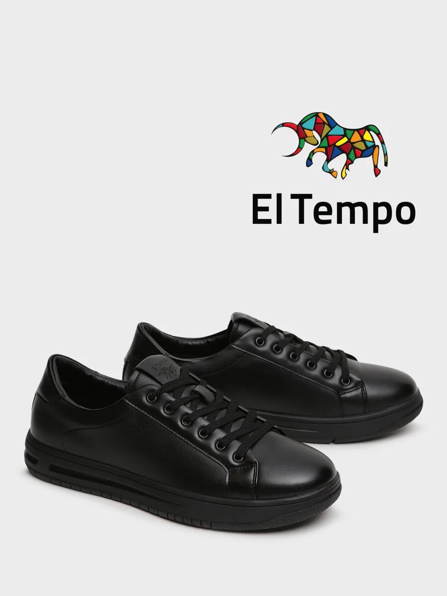 Полуботинки El Tempo, размер 43, черный