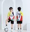 white/yellow/red/black