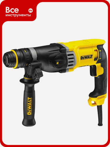Изображение товара Перфоратор Dewalt 900 Вт, 3 режима, 3.2 Дж, SDS-plus, 0-5350 уд/мин, чемодан, вес 3.1 кг, длина кабеля