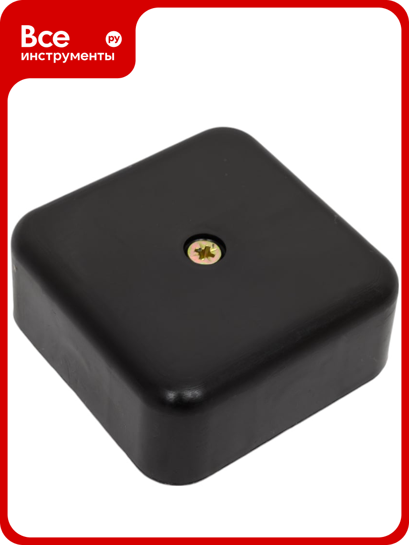 Распаячная коробка ЭРА BSB505020 50x50x20мм без клеммы черная IP40 Б0061810