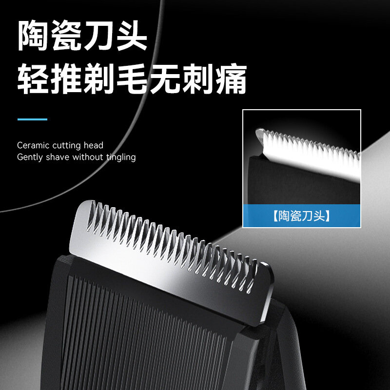 Триммер для волос KEMEI KM-1840, керамические лезвия, быстрая зарядка — фото 1