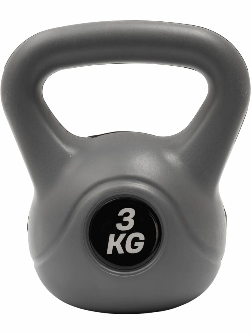 Гиря RANK Kettel Bell 3kg черный металл пластик 5026001-030 3 кг