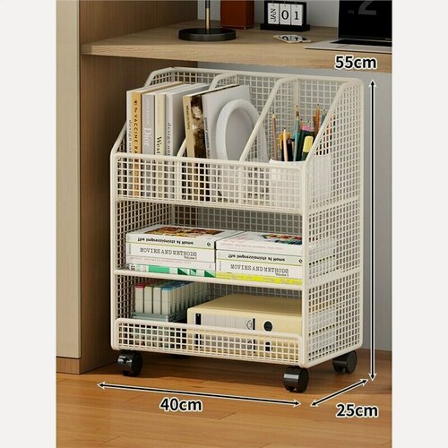 Изображение товара Полка Прато, угловая, настольная, бежевый，книжная полка Самый продаваемый