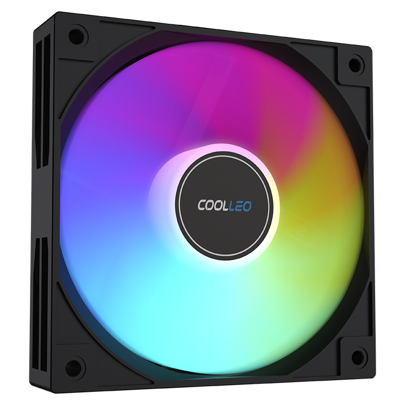Вентилятор для корпуса Coolleo CL-B25-B11A 120 мм. A-RGB Black — фото 1