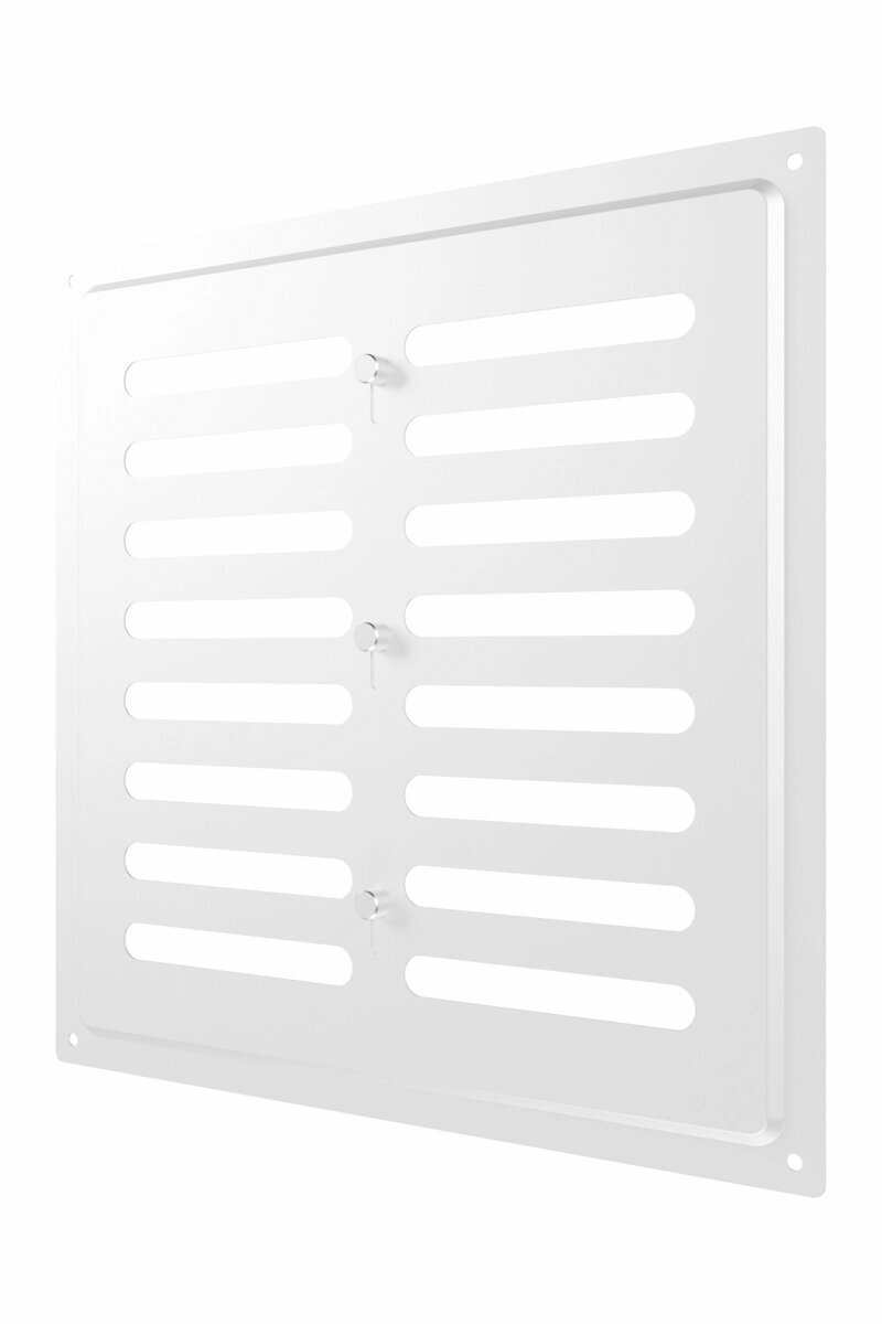 Решетка вентиляционная ERA 2525MER White 250x250 мм оцинкованная сталь белая