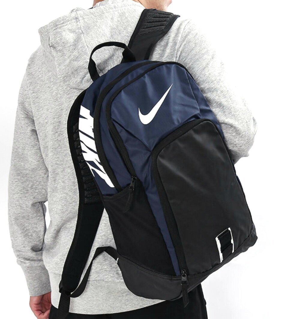 Рюкзак NIKE ALPHA PRO BACKPACK, цвет черно-синий, размер OneSize