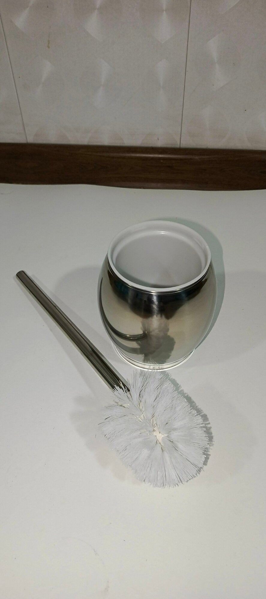 Ёршик для туалета "Без бренда", никелевый, серебристый, черный, золотистый — фото 1