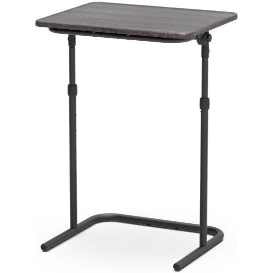 Столик приставной Nika Haushalt HHST4 складной  дуб шале матовый черный  HHST4 ДШ 