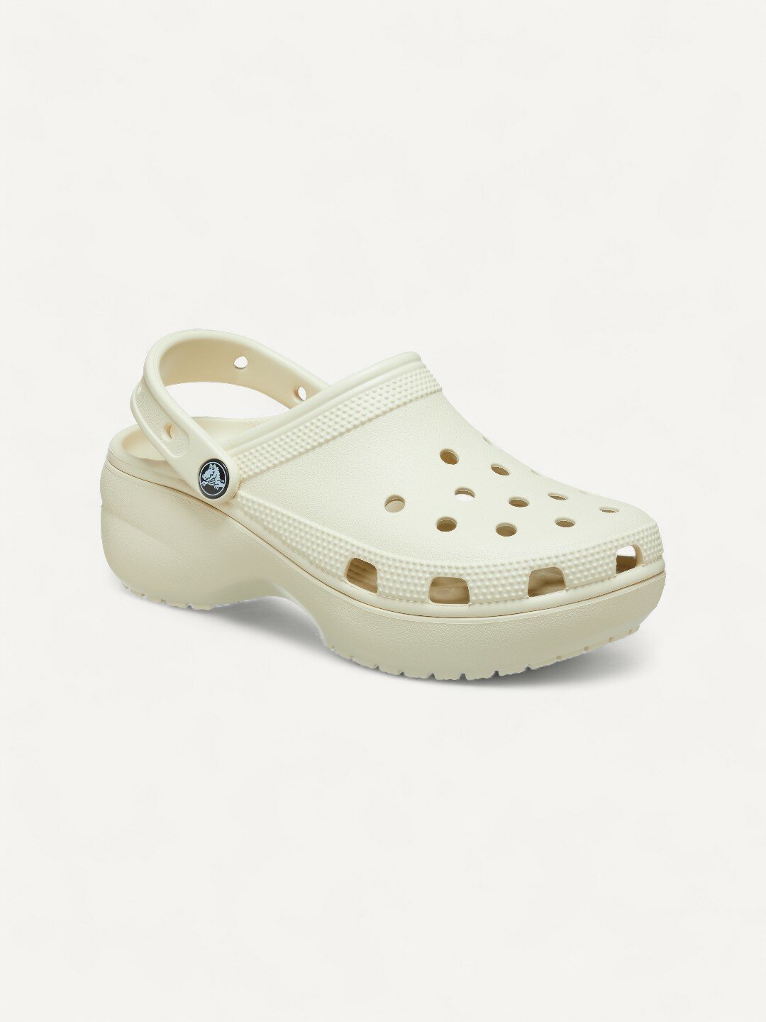 Сабо Crocs Classic Platform, размер m5/w7, бежевый — фото 1