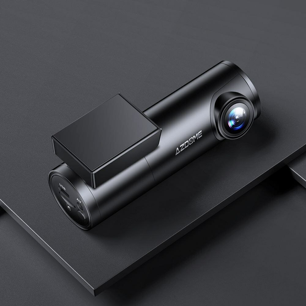 Автомобильный видеорегистратор Azdome M300 1296p DashCam WiFi, черный