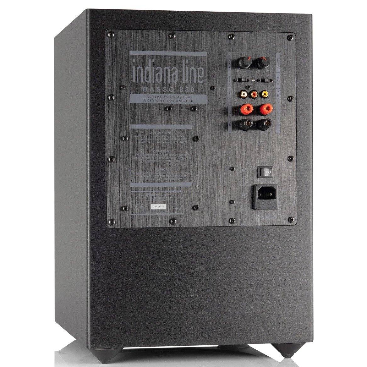 Сабвуфер закрытого типа Indiana Line Basso 880 Black — фото 1
