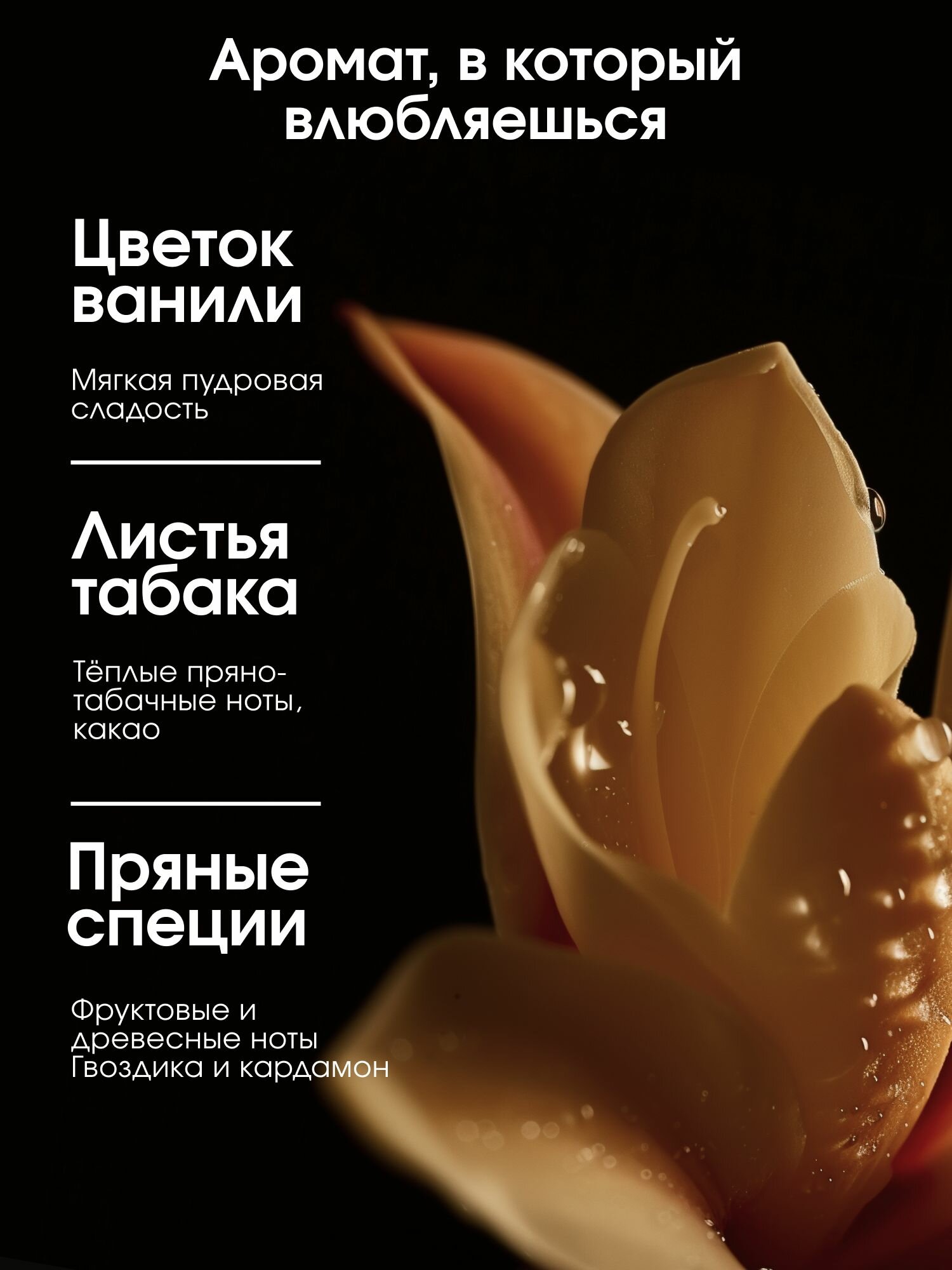 La Fabrique, Мист для тела, парфюмированный, аромат "Табак и Ваниль", 110 мл — фото 1