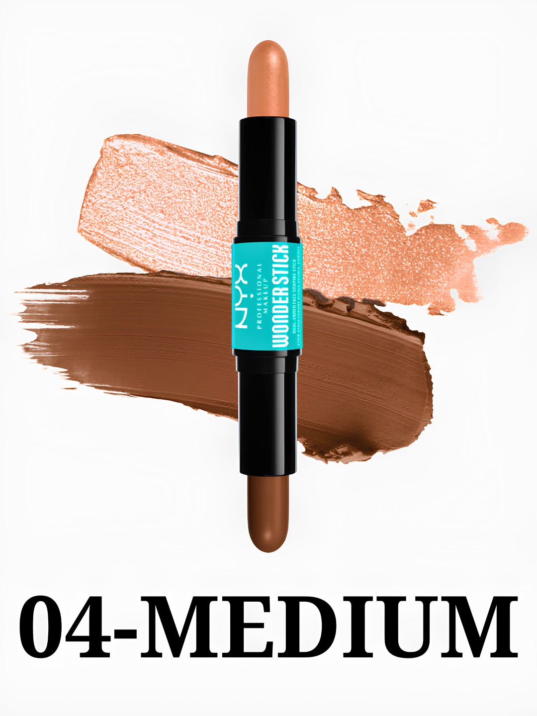 Двусторонний стик для контуринга NYX Wonder Stick, 04-Medium, кремовая текстура, 8мл, подсветки лица