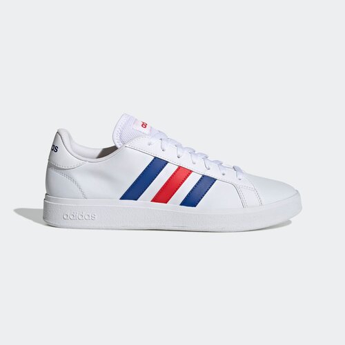 фото Кеды adidas grand court, размер 9 uk, белый/синий/красный