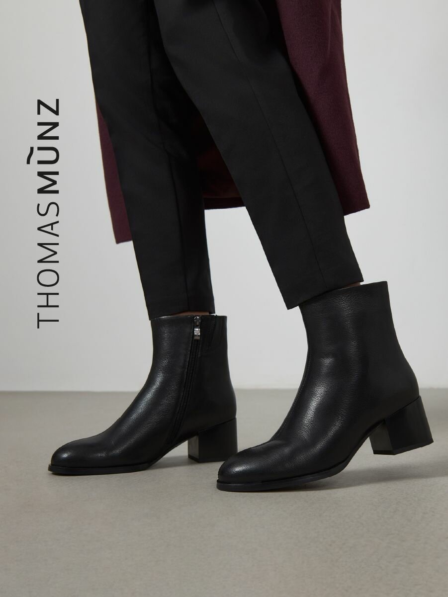 Ботильоны Thomas Munz, размер 38, черный