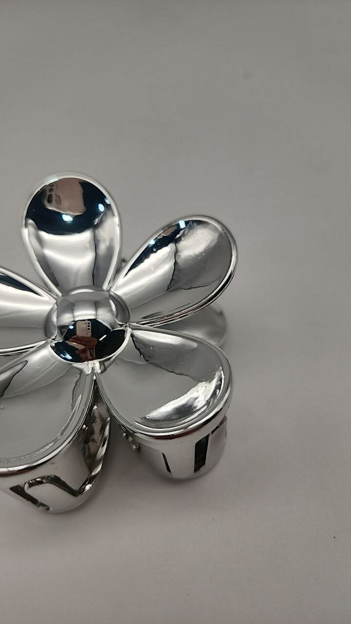 Серебряный крабик для волос — элегантная и стильная заколка для девушек. — фото 1