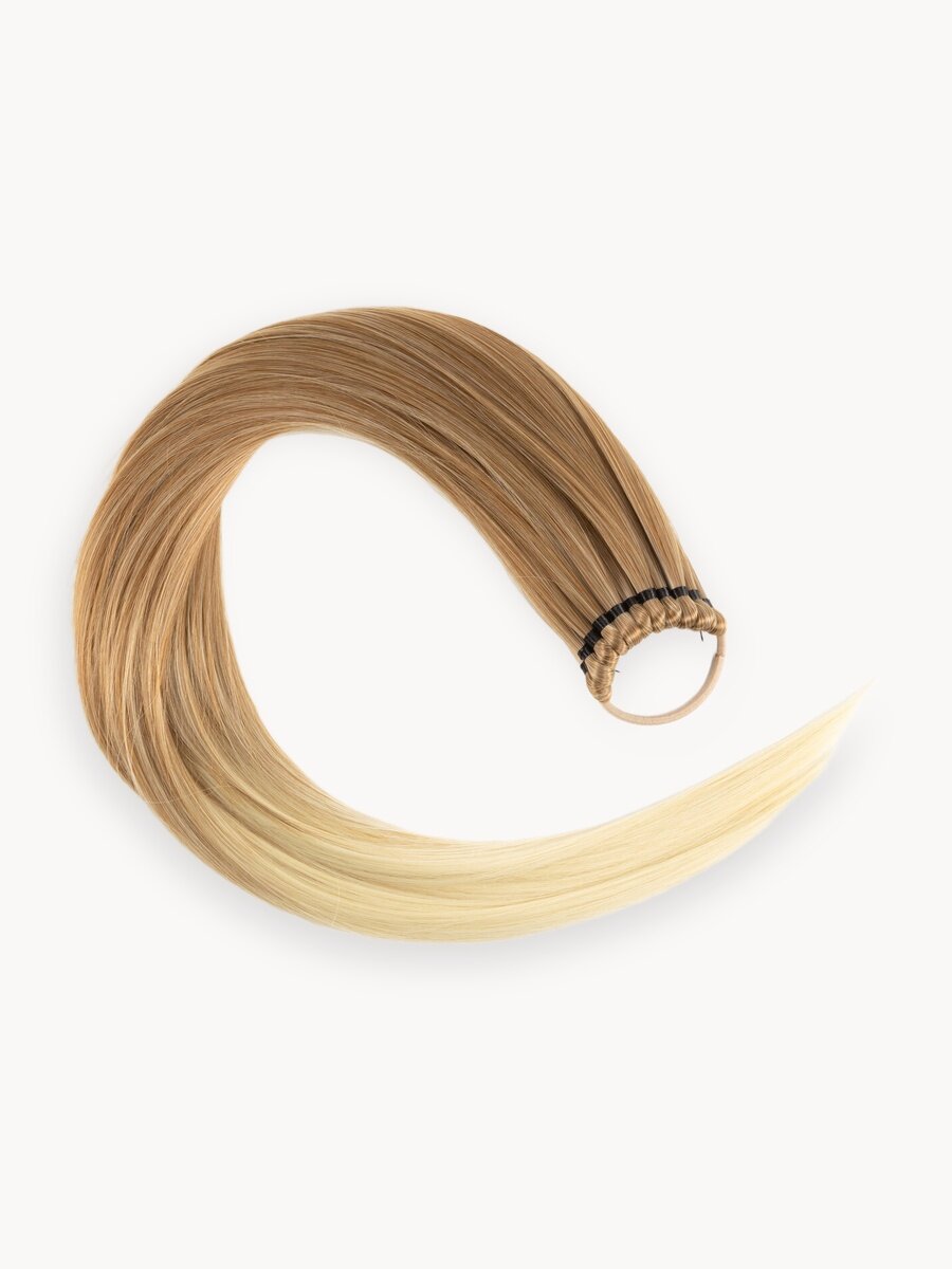 Хвост на резинке женский, 70 см, омбре , искусственные волосы