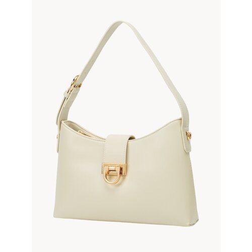 Сумка DAVID JONES фактура гладкая бежевый белый 3440₽