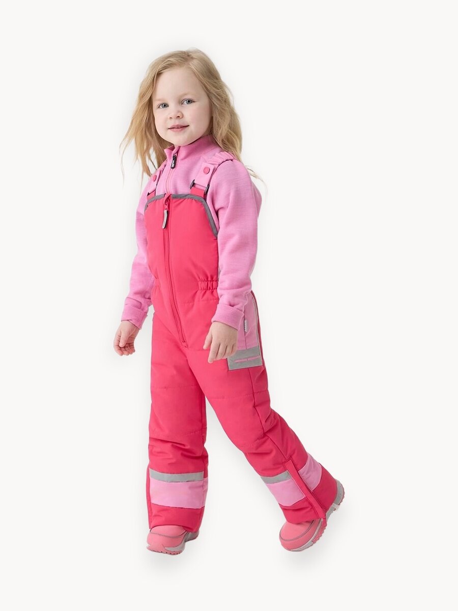 Полукомбинезон утеплённый Lassie Korkea, размер 86, , розовый,