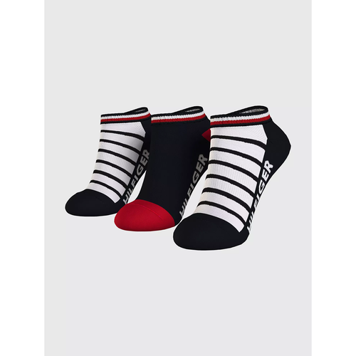 фото Женские носки tommy hilfiger укороченные, размер onesize, черный, мультиколор