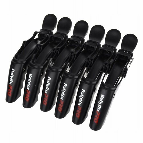 Зажимы для волос BaByliss Pro M2941E Croco Clip, 6 шт