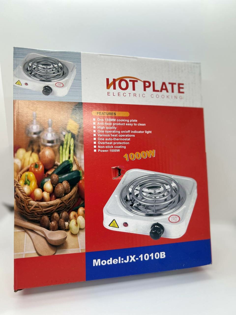 Электрическая Настольная плита HOT PLATE JX-1010B, белый