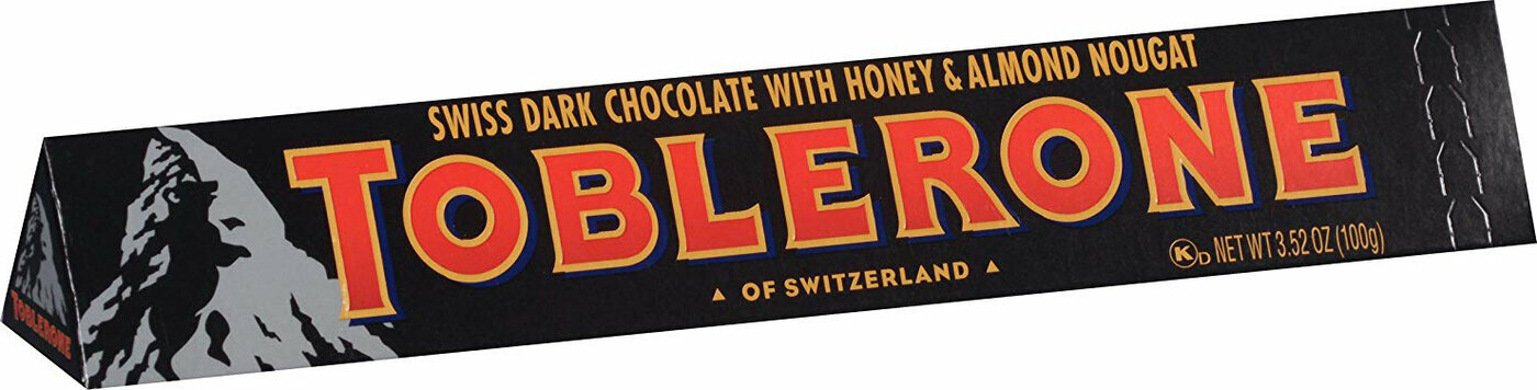 Таблерон Дарк Горький шоколад Toblerone Dark 100гр