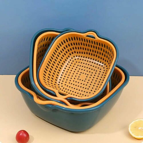 Набор миска с дуршлагом 3 шт 1019₽