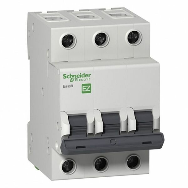 Easy9 EZ9F14350 Автоматический выключатель трехполюсный 50А (4.5 кА, B) Schneider Electric - фото №1