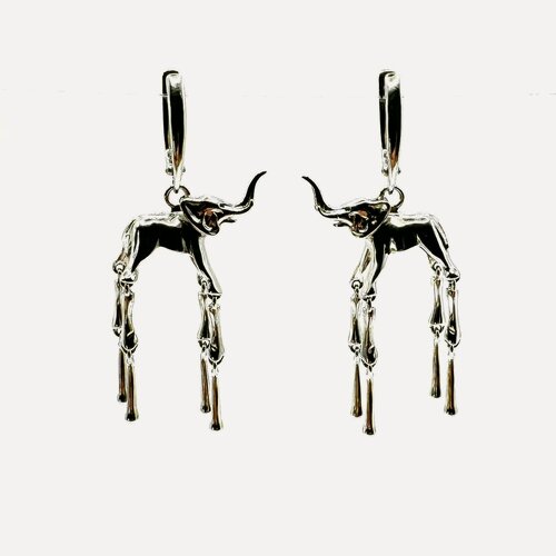 Изображение товара Набор серег, серебро, 925 проба, родирование