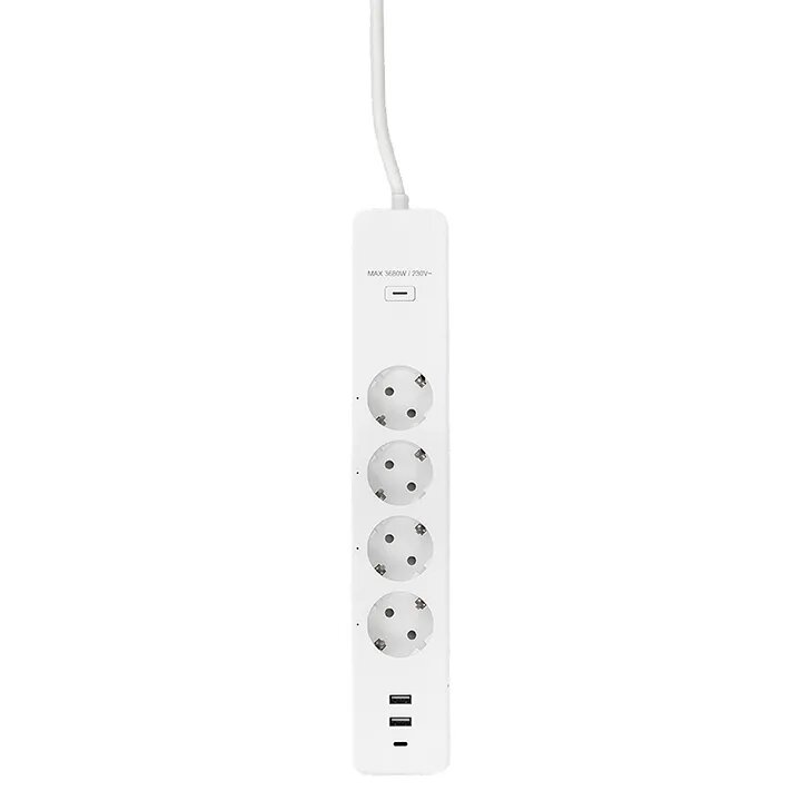 Удлинитель умный с USB Wi-Fi RCE-2WF EKF