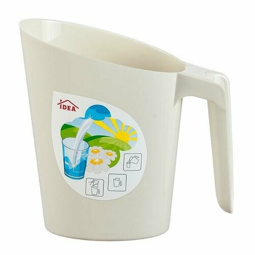 Кувшин-подставка М-пластика для молочного пакета белый 170х170х95 мм 396₽