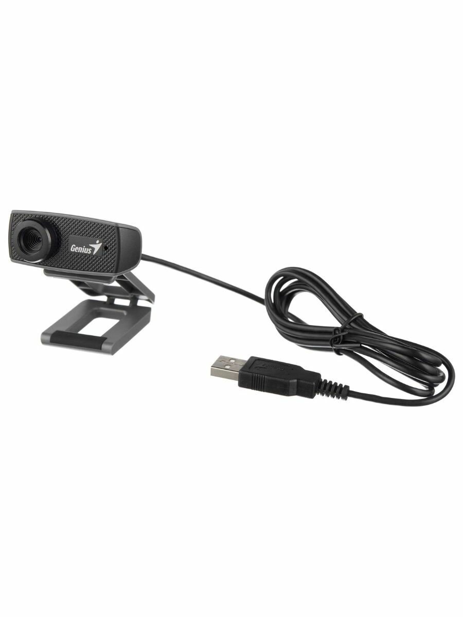 Веб-Камера Genius FaceCam 1000X V2 черный - фото №10