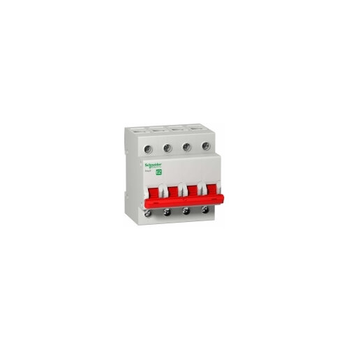 EZ9S16463 Выключатели нагрузки (модульный рубильник) 400В 4 полюса, 63А Schneider Electric - фото №2