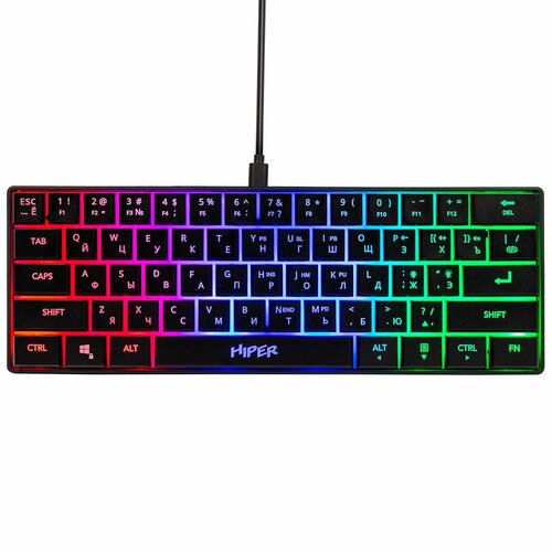 Игровая клавиатура HIPER Berserk Black KGM5X 116900₽