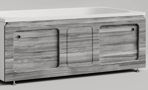 Изображение товара Экран-купе, МДФ, цвет лиственница, на ножках, раздвижной, регулировка по высоте