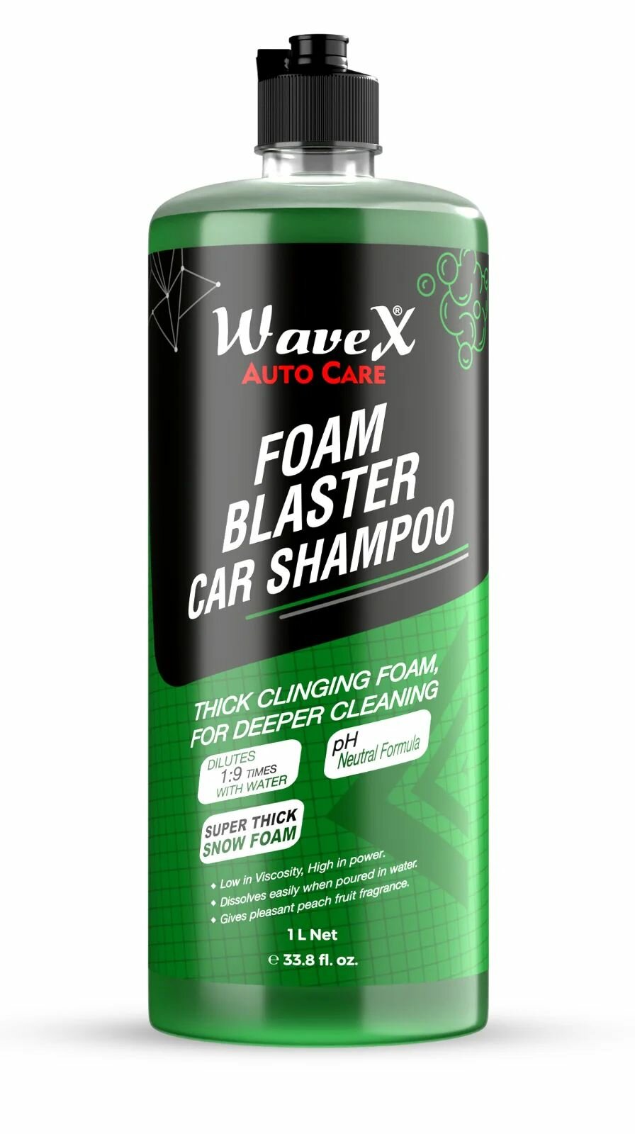Wavex Foam Blaster Car Shampoo Concentrate Шампунь для мойки автомобиля, 500мл.