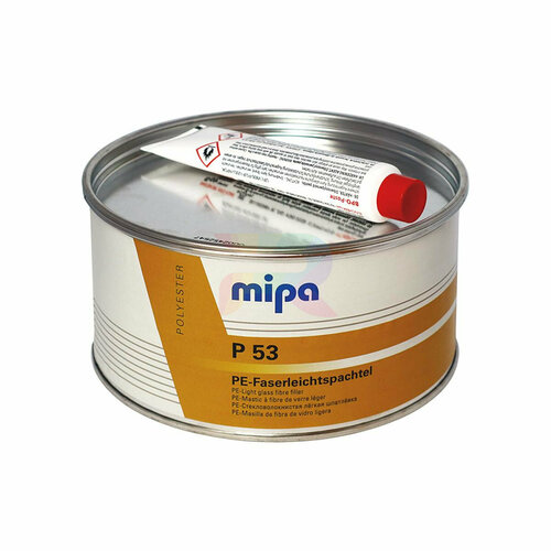 Шпатлевка стекловолокнистая легкая автомобильная Mipa P53 Faserleichtspachtel 1 л 1456₽