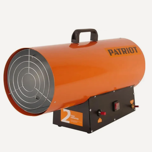 Изображение товара Тепловая пушка PATRIOT GS50, 50кВт, без горелки, прямая, оранжевый цвет