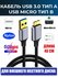 Кабель нейлон micro USB 3.0 - Micro B для внешних дисков 0,4 м