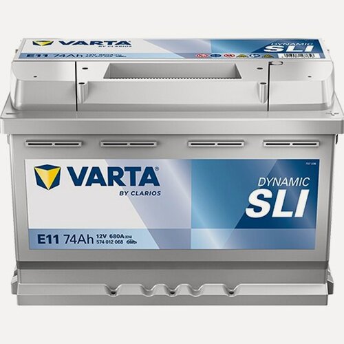Изображение товара Аккумулятор Varta Dynamic SLI 574 012 068 E11, 278x175x190, обратная полярность, 74 Ач